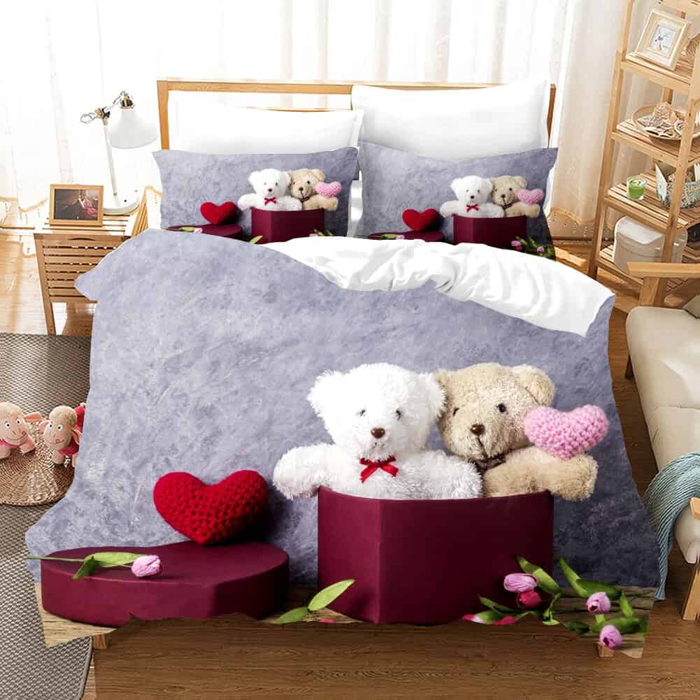 Teddy Bear Duvet Cover Love - Model Of Choice