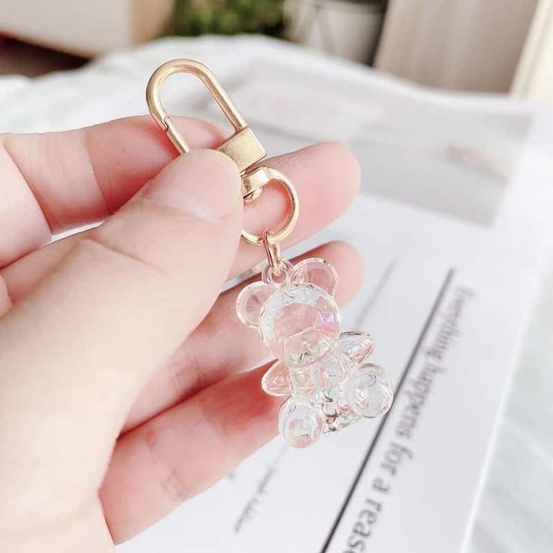 Bear Keychain Transparent