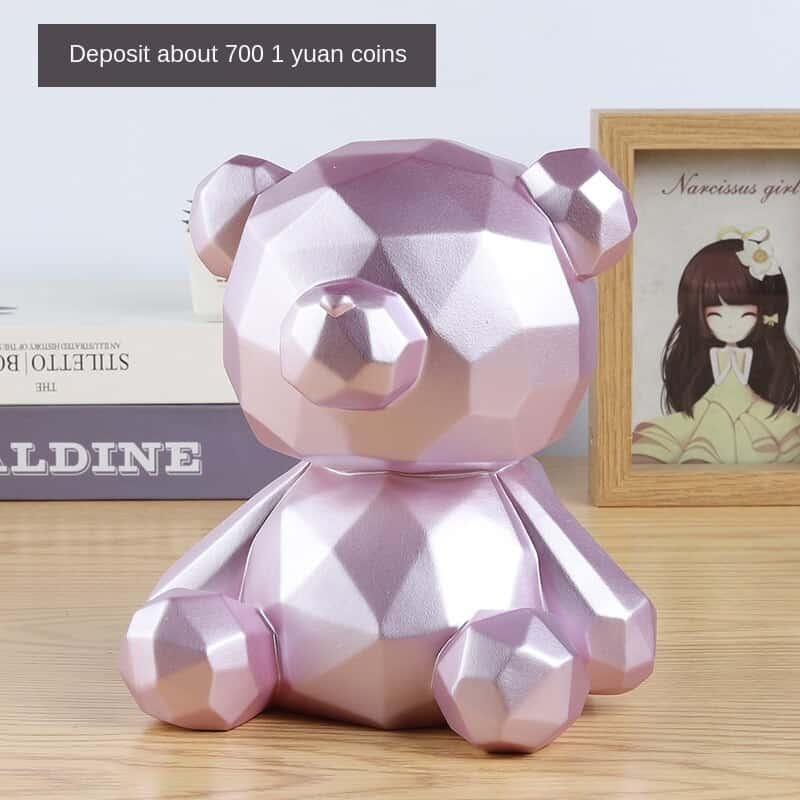 Piggy Bank Teddy Bear