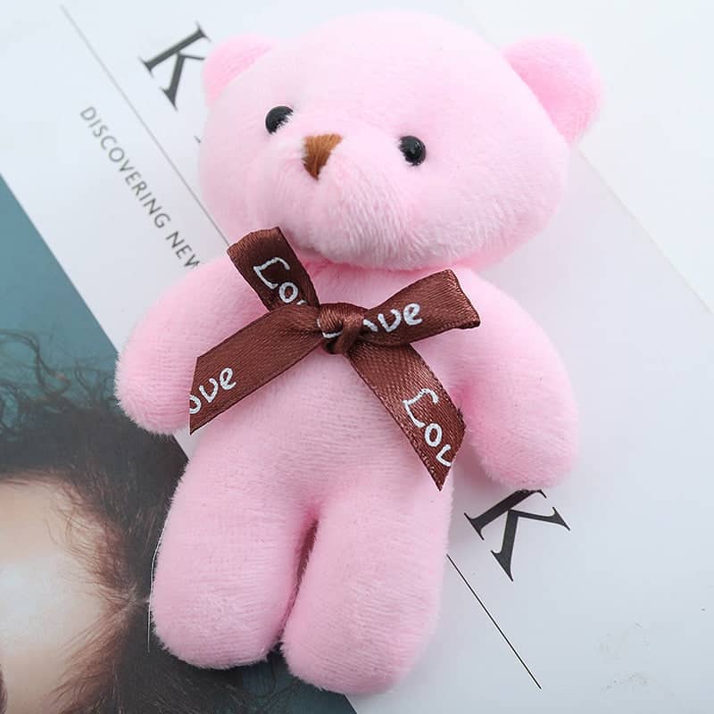 Pink Teddy Bear 12Cm