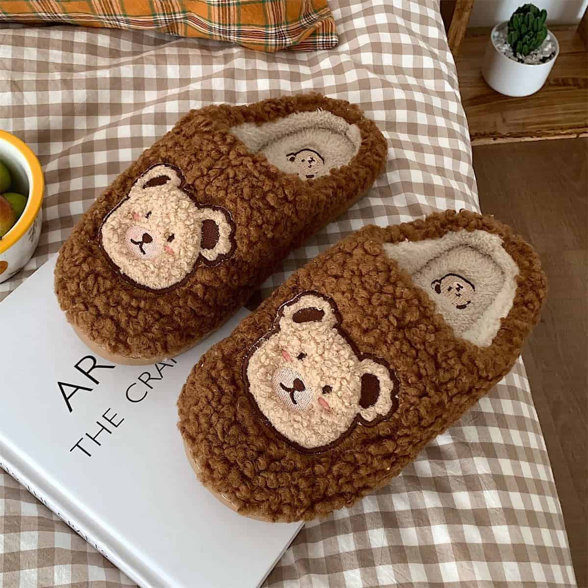 Teddy Bear Slippers "Adult Bear Paw"