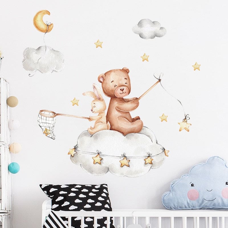 Bear Sticker Brown