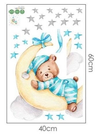 Bear Sticker Baby'S Room