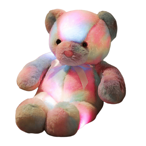 Glowing Teddy Bear Multicolor