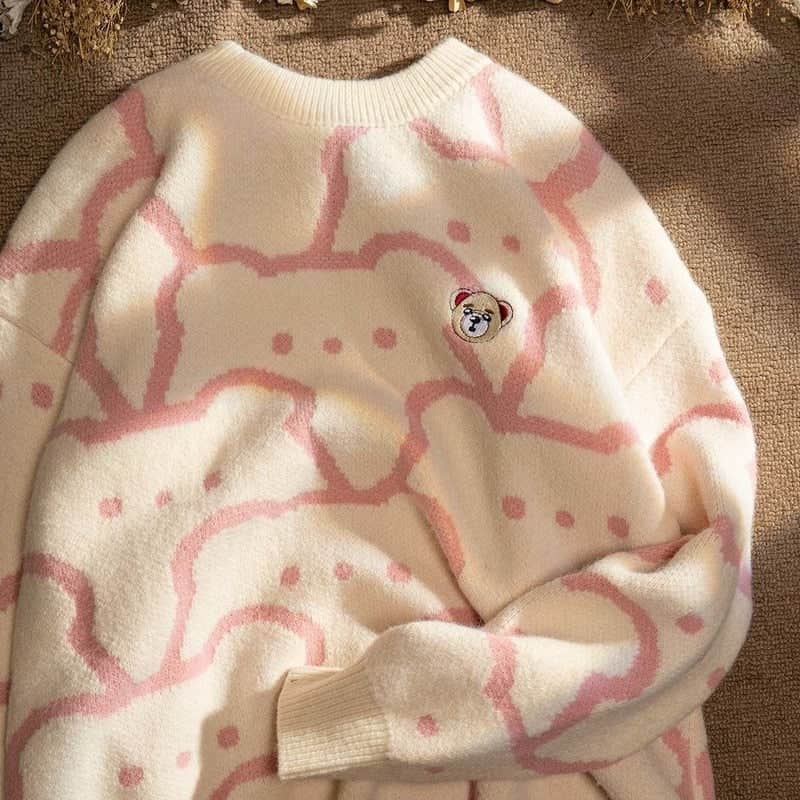 Bear Sweater Wool Woman