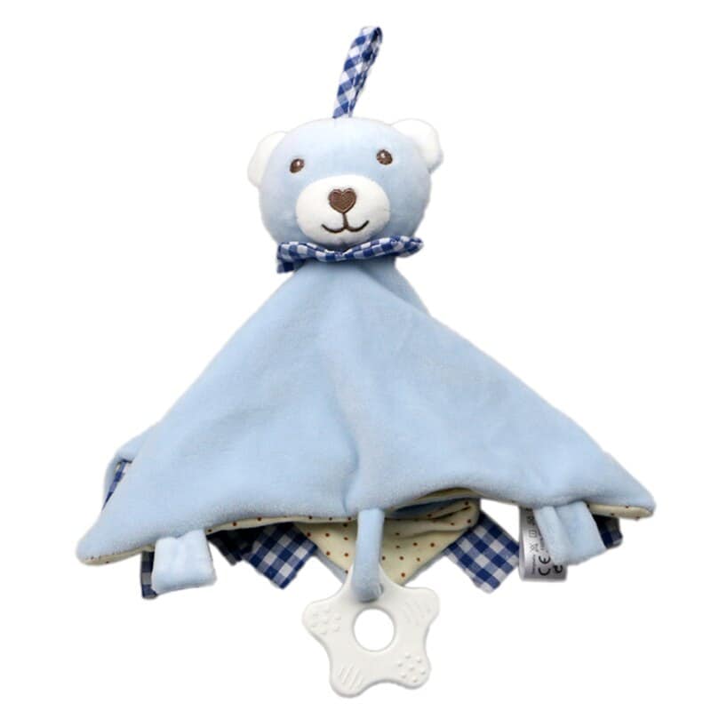 Teddy Bear Lovey & Security Blanket Big