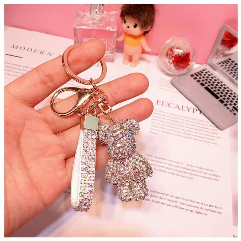 Teddy Bear Keychain Luxury