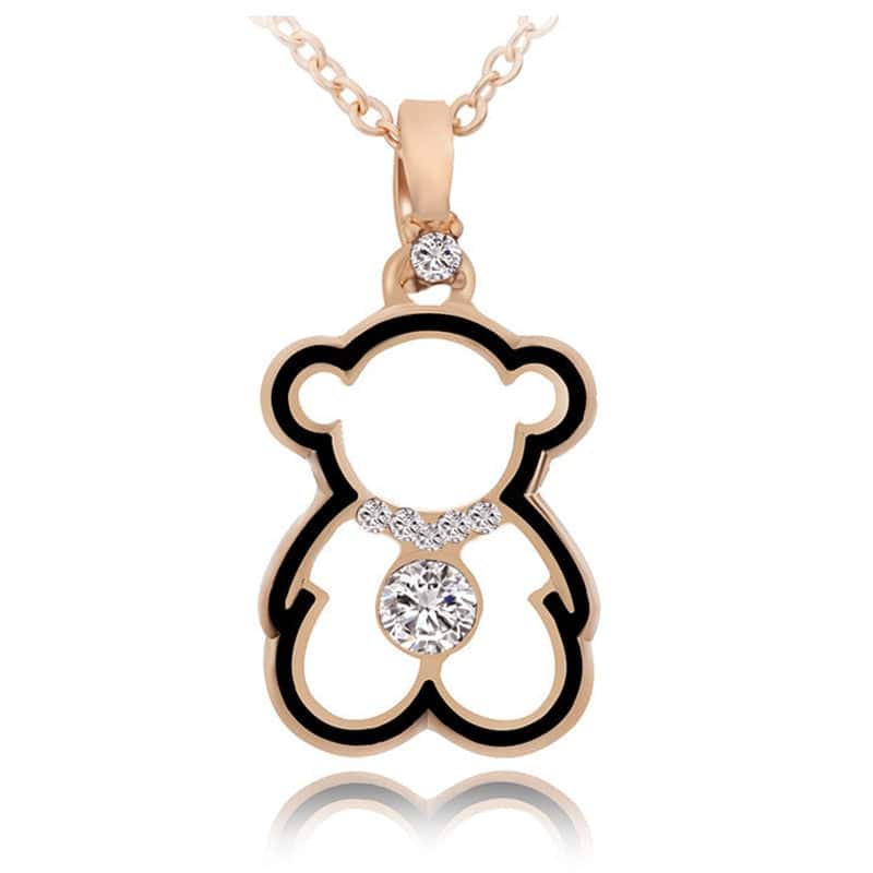 Pendant Bear Zirconium