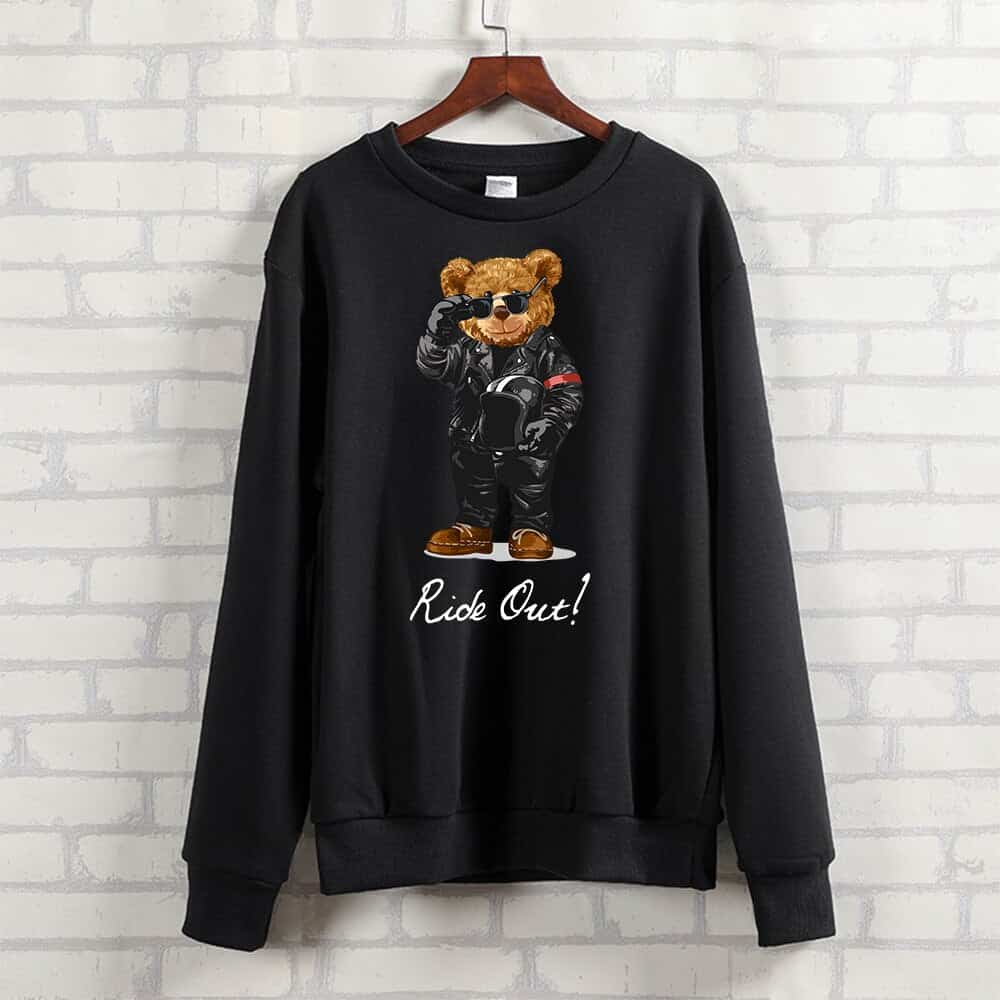 Bear Sweater Biker