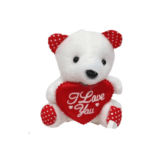Keychain Teddy Bear I Love You