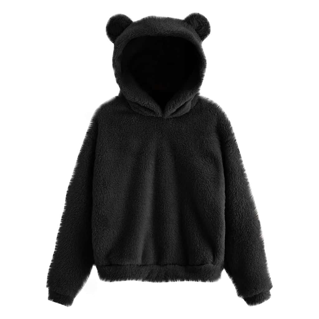 Bear Sweater Cozy Plaid