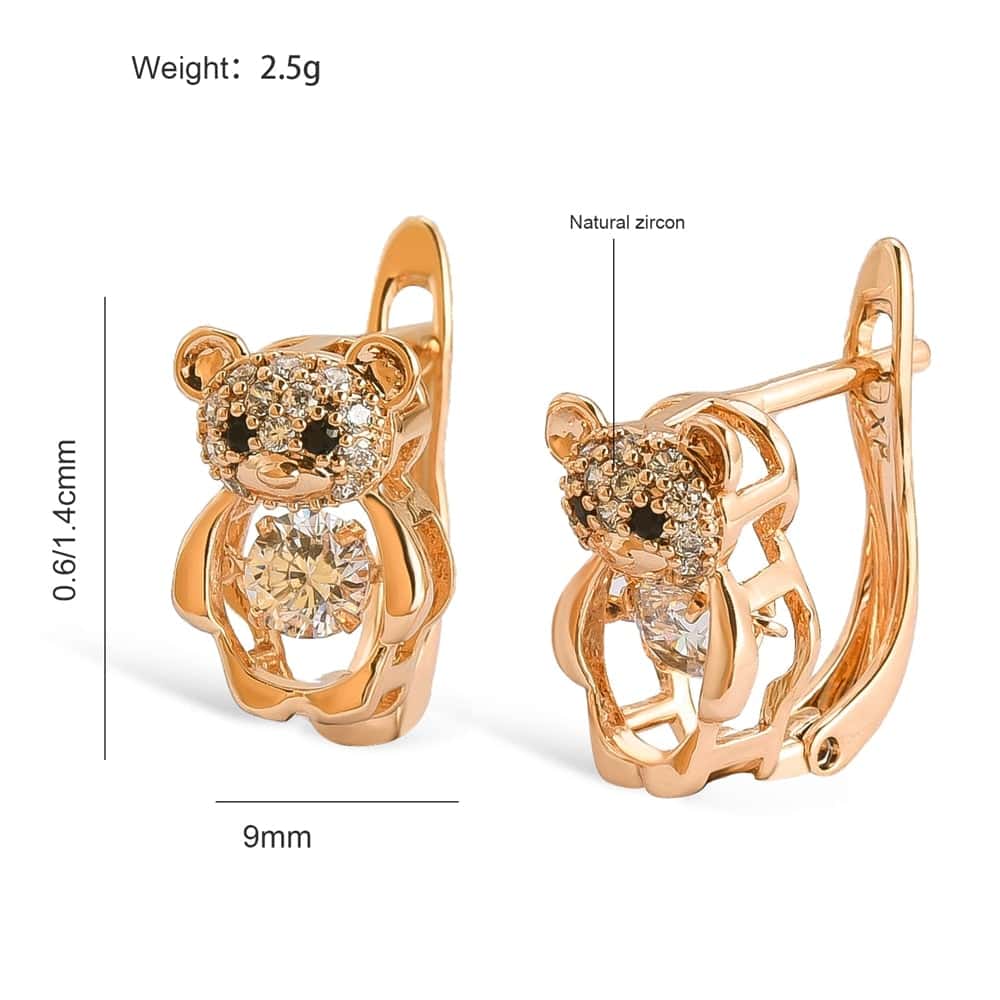 Earrings Teddy Bear Magical