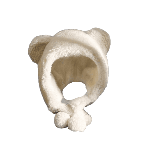 Hat Bear White