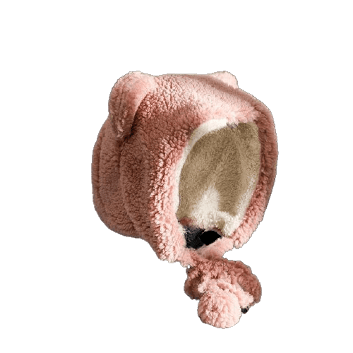 Hat Bear Pink